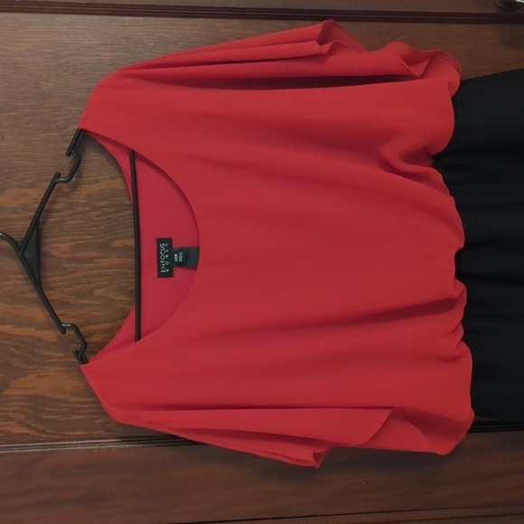 Enfocus Women Red and Black Dress Size 20W - Picture 2 of 7